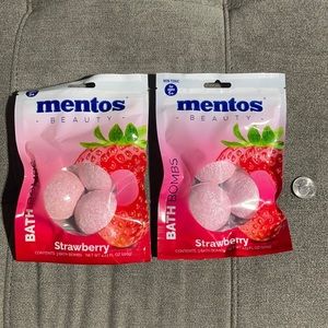 🍓🍓Mentos Strawberry Bath Bombs🍓🍓